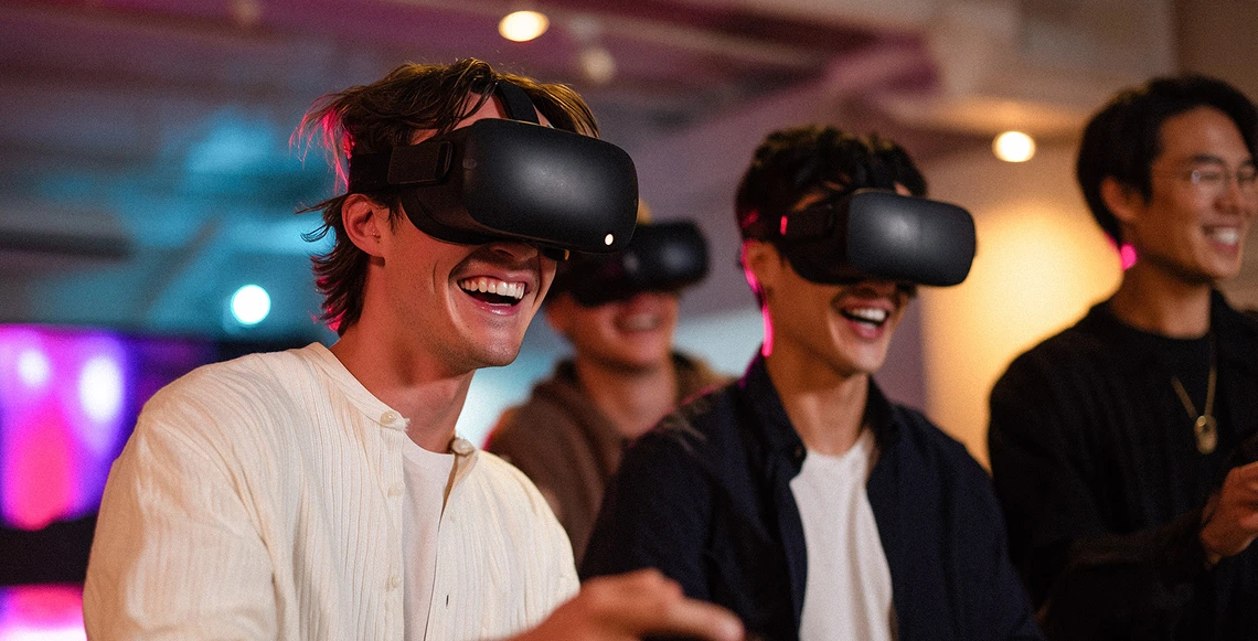 friends bucks night vr party