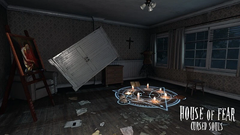 House of fear vr escape room game